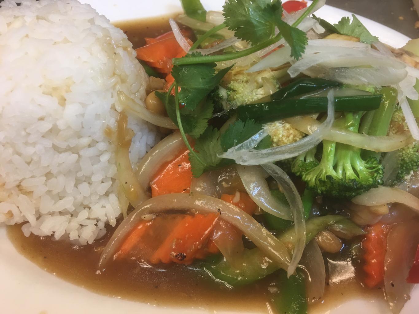 Bai Ka Prao with Jasmine Rice